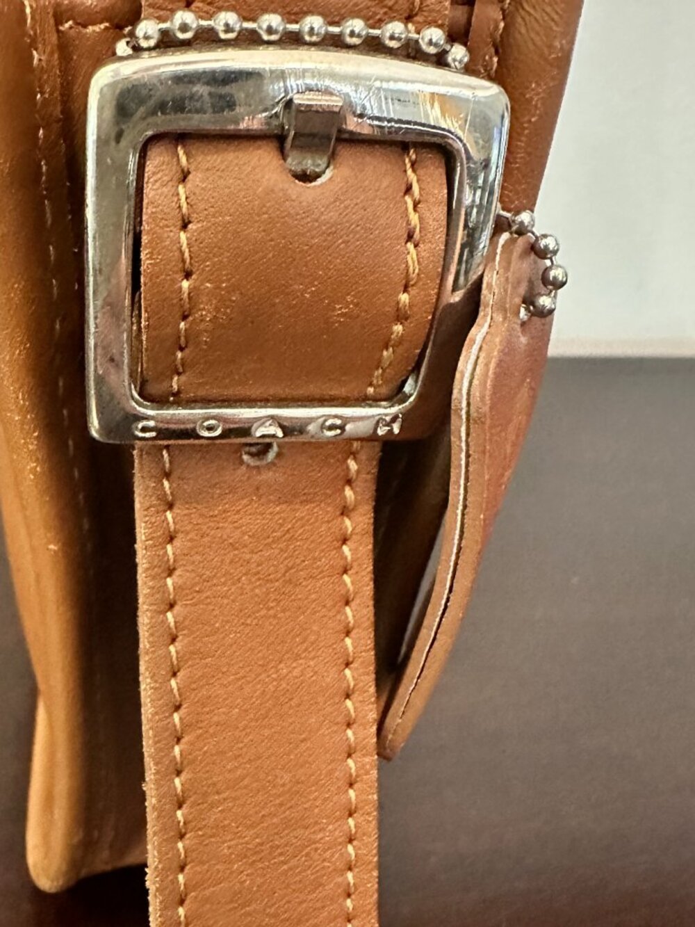 Leather Brown zip Camera Bag Shoulder Purse - Picture 6 of 16